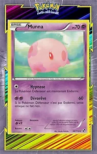Munna - N&B: Black and White - 48/114 - French Pokemon Card - Picture 1 of 1