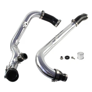 Intercooler Aluminum Pipe Kit For Ford Fiesta ST 1.6L EcoBoost 2014-2019 Silver - Picture 1 of 11