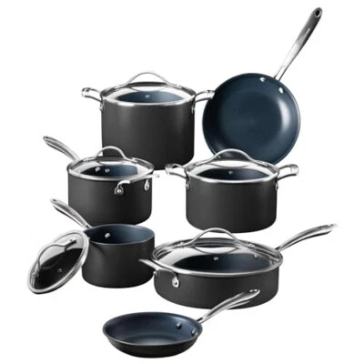 12 Piece Set - Non-stick Cookware Set Without PFAS, PTFE, or PFOA, 3x More Durab - Image 1 of 4