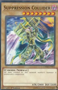 YUGIOH CARD 1 X SUPPRESSION COLLIDER CHIM-EN001 1ST EDITION - Picture 1 of 1