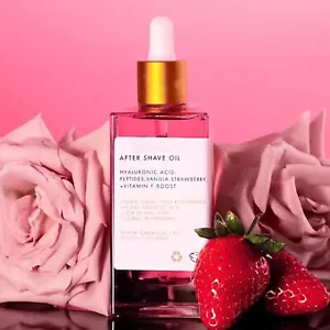 After Shave Oil Women Strawberry Vanilla After Shave Oil Soothing & Everyday - Picture 1 of 12
