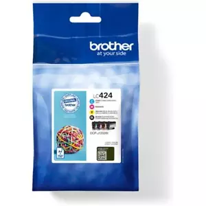 Juego completo de cartuchos de tinta genuinos Brother LC-424 / LC424VAL - Imagen 1 de 1