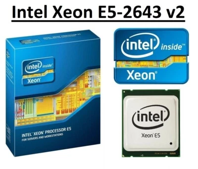 Intel Xeon E5-2643 v2 SR19X 3.5 - 3.8GHz, 25MB, 6 Core, LGA2011, 130W CPU - Image 1 of 4