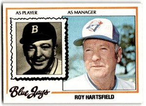 1978 Topps Roy Hartsfield Toronto Blue Jays #444