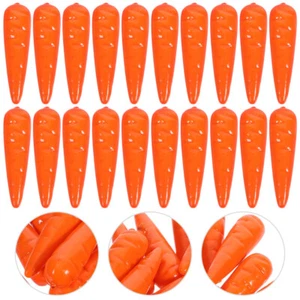 20 Pcs Simulated Carrot Model Artificial Vegetable for Party Ornaments Baby - Picture 1 of 12