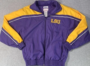 Giacca a vento Collegiate Products NCAA Youth Large 14-16 LSU Tigers retrò - Foto 1 di 13