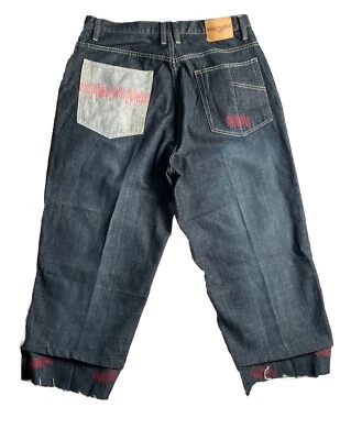 Мужские джинсы Pureplayaz 38x33 мешковатые свободного покроя 90-е Y2K Skater хип-хоп (38x28) - Изображение 1 из 4