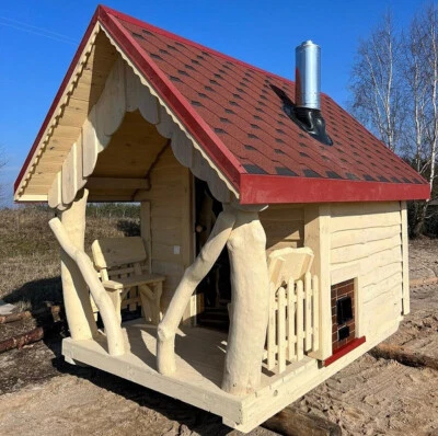 Einzigartige Gartensauna - Saunahütte. Lieferung Komplett Montiert.  - Bild 1 von 4