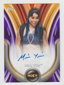 MIA YIM 2020 Topps WWE Women's Division Autograph SP ON CARD AUTO #32/99 MICHIN - Picture 1 of 2