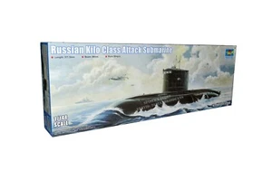 Trumpeter 1/144 Scale Russian Kilo Class Attack Submarine Ship Plastic Model Kit - Picture 1 of 5