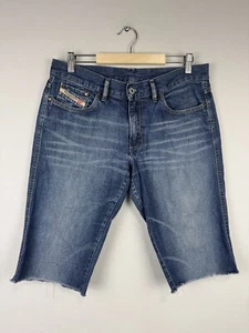 Diesel Blue Denim Zip Fly 3987 Comfort Stretch Shorts Sz 32 - Picture 1 of 23