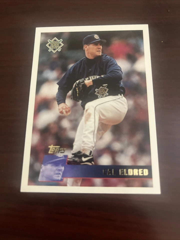 1996 Topps Cal Eldred #335 Milwaukee Brewers  - Image 1 of 1