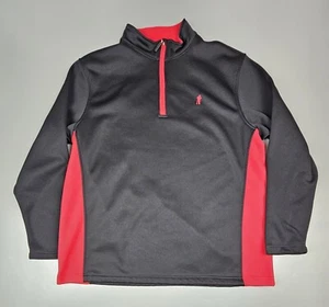 Payne Stewart Legacy Golf Pullover Mens Large. Qt Zip Long Sleeve. Red & Black - Picture 1 of 6