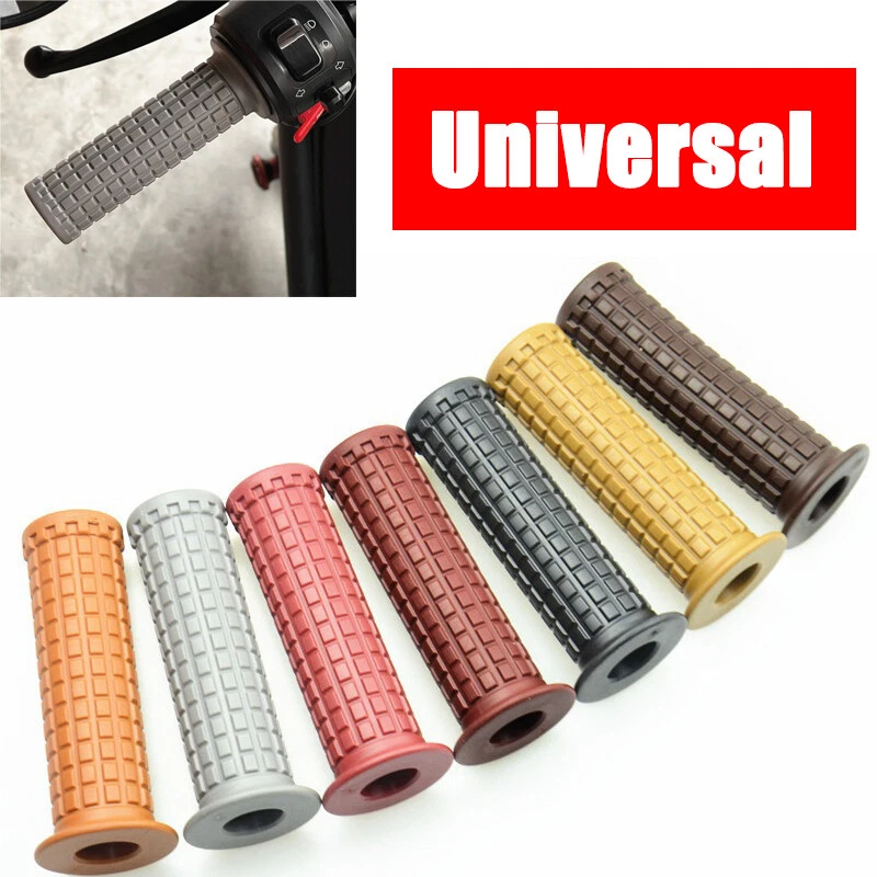 2Pcs Universal 7/8" Silicone Anti-slip Motorcycle Handlebar Hand Grips Cover - Image 1 of 4