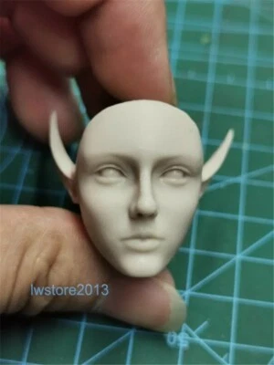 Modelo de cabeza 1/12 reina elfa hecha a mano para modelo de figura de acción de 6 pulgadas Foto 1 de 3