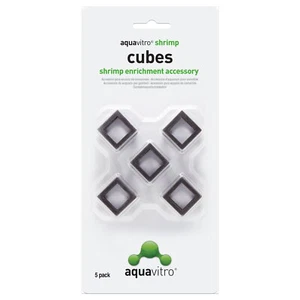 Aquavitro Shrimp Cubes 5 Pack 2 cm x 2 cm x 2 cm Shrimp Enrichment Accessory - Picture 1 of 2