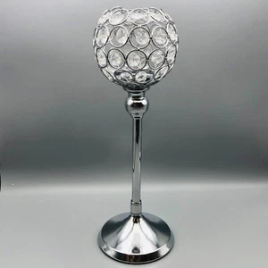 Wedding Party Crystal Candelabra Candle holder Tea Light 15'' Approx - Picture 1 of 6