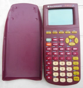 Calculatrice Texas Instruments TI-82 Stats.fr Violet Vintage TBE lycée - Photo 1/1