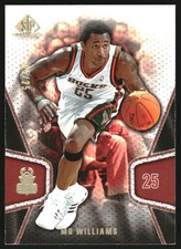 2007-08 SP Game Used Gold #51 Mo Williams /25