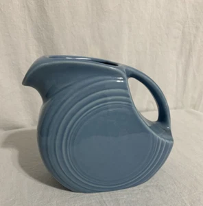 Jarra de agua/jugo disco turquesa Fiestaware - años 50 - excelente estado - Imagen 1 de 6