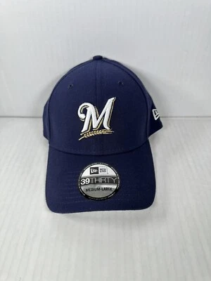 Milwaukee Brewers New Era MLB 39THIRTY Equipo Clásico Sombrero Talla M/L TOTALMENTE NUEVO Foto 1 de 3