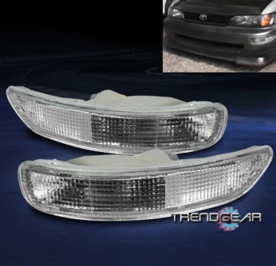 FOR 1993-1997 TOYOTA COROLLA DEPO FRONT BUMPER SIGNAL LIGHT CLEAR 1994 1995 1996 — 第 1/4 张图片