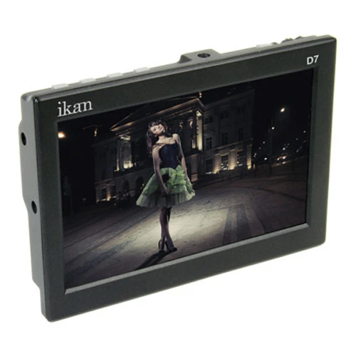 ikan D7 7" 3G-SDI/HDMI LCD Field Monitor and Panasonic D54 Battery Plate - Image 1 of 4