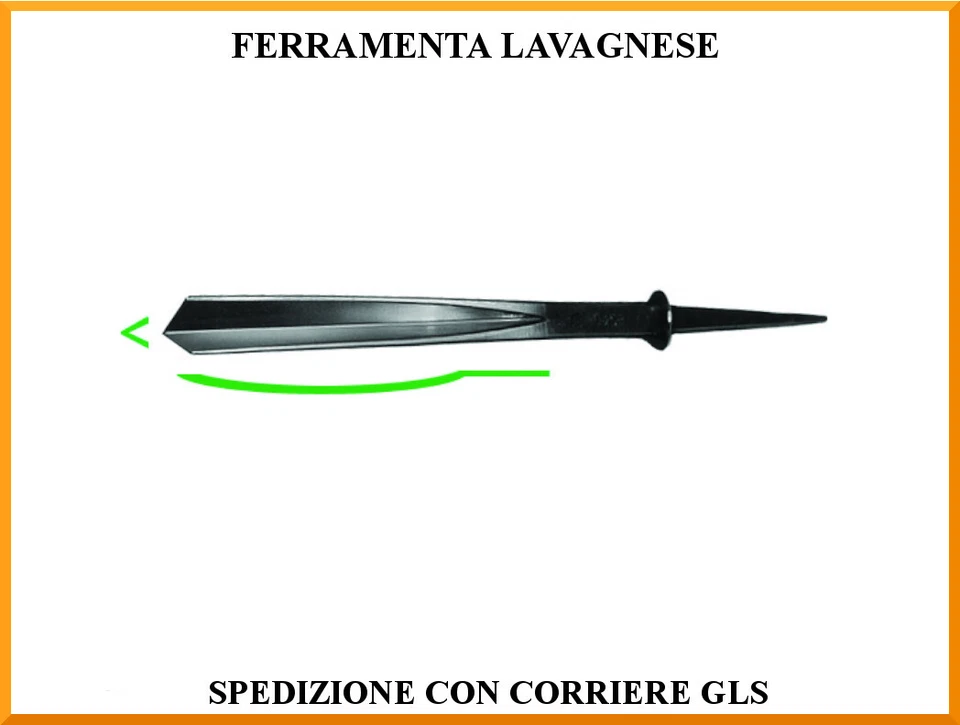 Sgorbia per intaglio in acciaio per scultori e falegnameria vari profili - Immagine 1 di 1