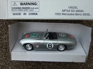 Mercedes Benz Spyder Carrera Panamerica 1952 Silver 1/43 Scale - Signature BOXED - Picture 1 of 2