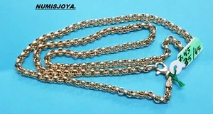 ROLO Necklace - 18k Yellow GOLD Chain. Weight 7.45 gr. Length 45 cm. - Picture 1 of 3