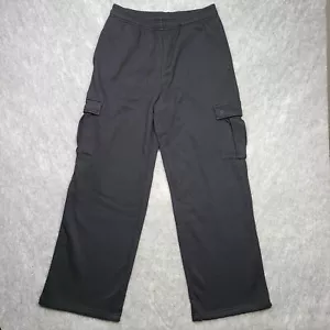 Fabletics Cargo Jogginghose Damen LG schwarz Fleece weites Bein 31" Schrittlänge Gorpcore - Bild 1 von 9