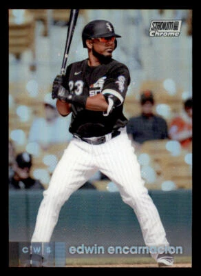 2020 Stadium Club Chrome Refractors #349 Edwin Encarnacion (ref 236261) - Image 1 of 2