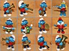SCHTROUMPF : Figurines de la FANFARE (Smurf Pitufo Pitufo Schlumpfe)