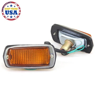 PAR DE LUCES MARCADORAS LATERALES SOLEADAS APTAS PARA DATSUN 510 120Y 280Z 240Z 260Z S30 1970-78 Foto 1 de 4