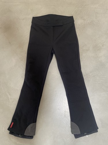 Pantaloni da sci neve Prada Red Tab Sport in nylon Nero Taglia 40