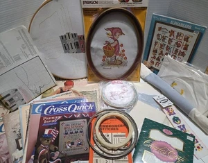 Posten Kreuzstich Sticknadel Crft Kits Schleifen Muster Broschüren sortiert - Bild 1 von 18