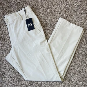 Under Armour UA Tech Beige Golf Pants Men’s Size 32/30 Straight 1376625-289 NEW - Picture 1 of 7