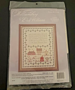 NIP Sealed Elsa Williams Counted Cross Sampler Duke of Gloucester Street #29109 - Picture 1 of 7