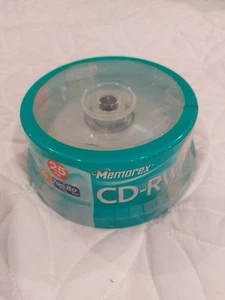Maxell CD-RW 25 pack Spindle 700MB 80 Minute Rewritable Compact Discs NEW - Picture 1 of 8