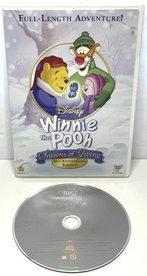 Winnie The Pooh Seasons Of Giving (DVD, 1999 Disney, 10th Anniversary Christmas) - Image 1 of 4