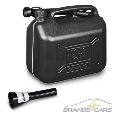 1x RESERVE KRAFTSTOFF KANISTER 10 Liter 10L + DIESEL TANK ADAPTER EINFÜLLHILFE - Bild 1 von 4