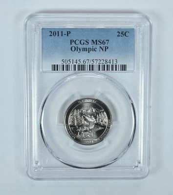 2011-P Washington Quarter ATB Olympic MS67 PCGS *4690 - Image 1 of 4