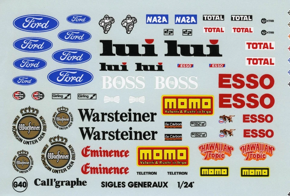 PLACCHE GENERICHE GENERIC PLATE  Starter DECALS 1/24 - Immagine 1 di 1