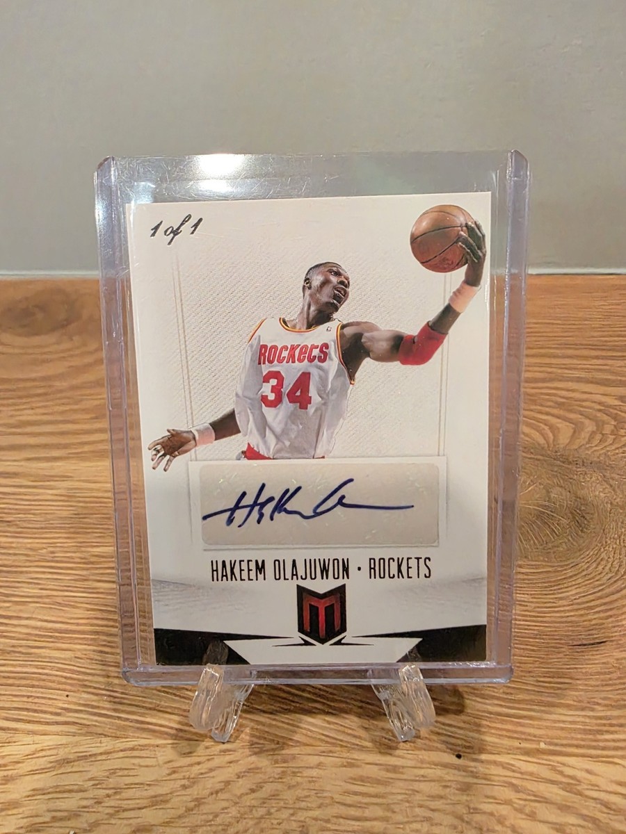 Hakeem Olajuwon Basketball Original Autographed Sports Hakeem Olajuwon Basketball Original Autographed Sports