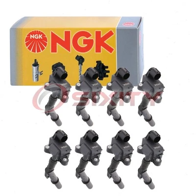 8 pc NGK Ignition Coils for 2014-2016 Mercedes-Benz E63 AMG S 5.5L V8 Spark bm - Image 1 of 4