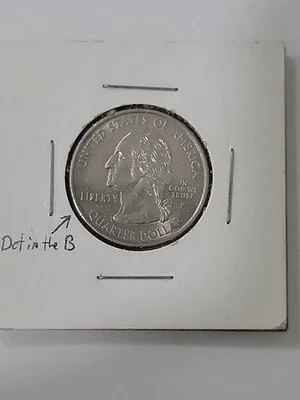 2003 P MAINE State Quarter - Die Chip Filled "B" in Liberty - Image 1 of 4