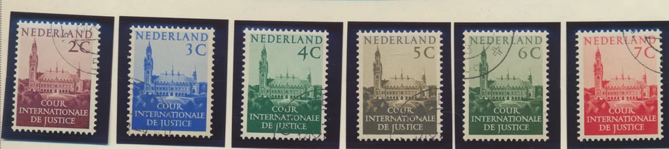 Netherlands Stamps Scott #O27 To O32, CTO, All Are Hinged With Gum - Image 1 of 1