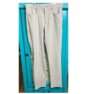 Pantalone Old Navy Active Tech Hybrid beige slim 4 vie elasticizzato antirughe 32X34 - Foto 1 di 16