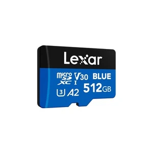 Tarjeta Micro SD Lexar Blue 512 GB, hasta 160 MB/s de lectura, tarjeta microSDXC UHS-I, clase - Imagen 1 de 5
