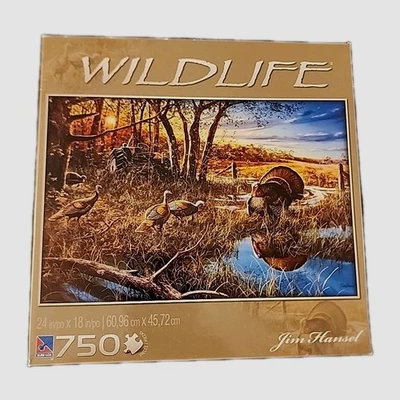 Wildlife THE CHALLENGE Jim HANSEL 750 Piece Jigsaw Puzzle by Jim Hansel Turkey  - Image 1 of 4